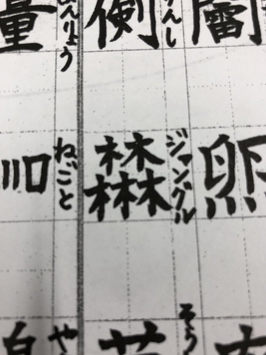 子供たちがつくった創作漢字